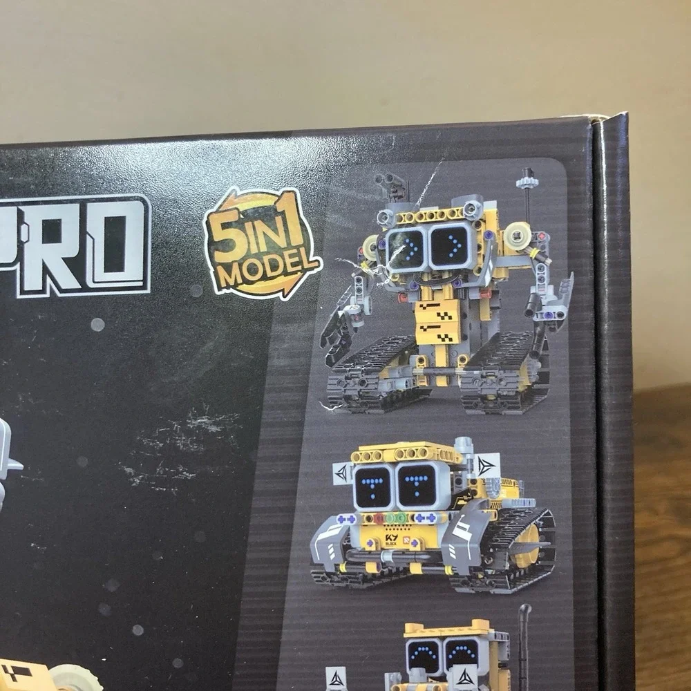 Robot Pro Block Building Kit 5-in-1 Remote Control STEM Toy K96228 Model Program